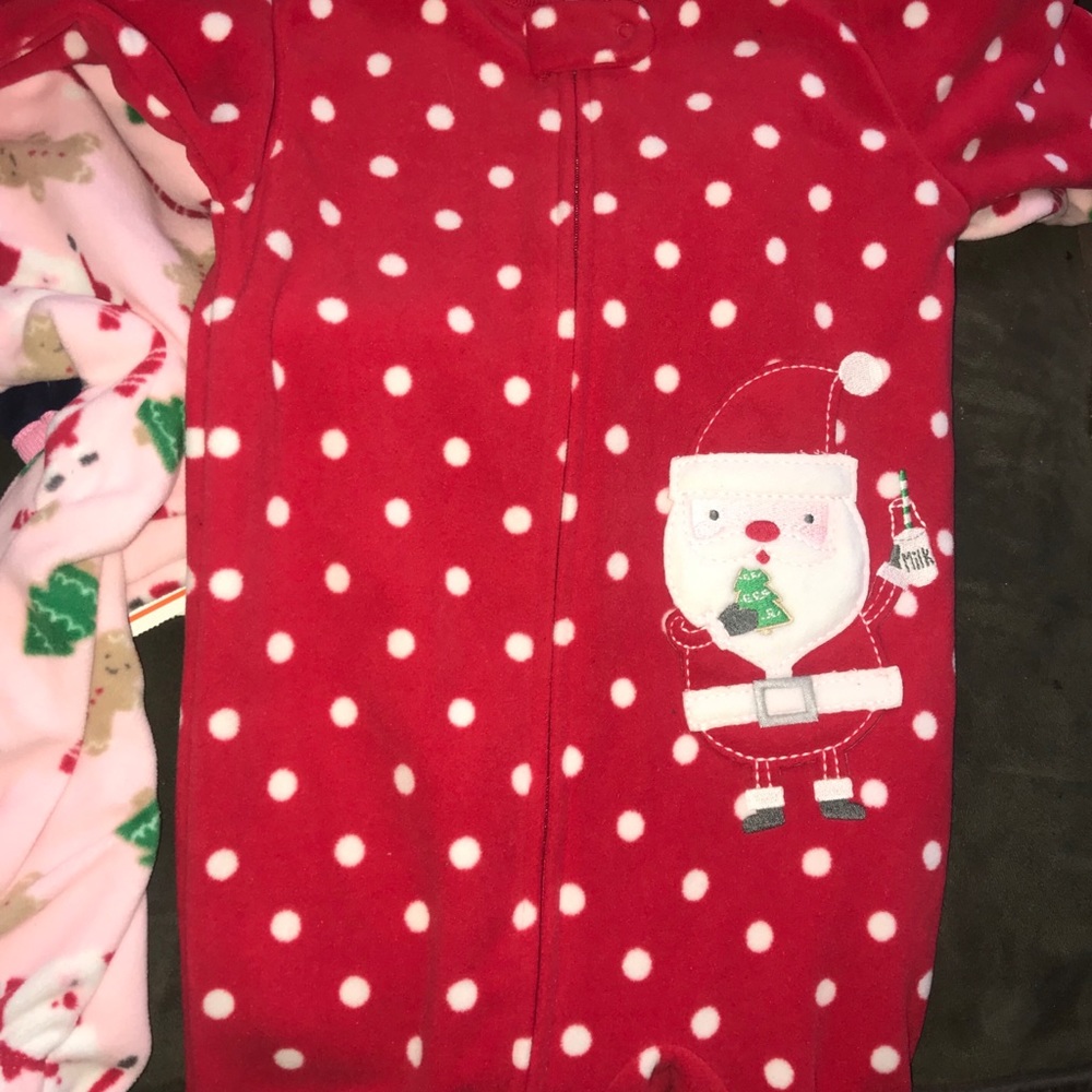 Brand new Christmas footed pjs